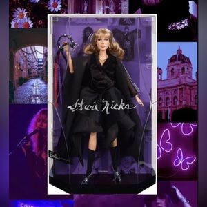 IN HAND - Stevie Nicks Barbie Music Collector Series ~ Black Velvet Dress